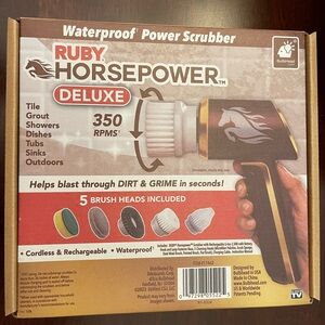 Ruby Horsepower Waterproof Scrubber Deluxe